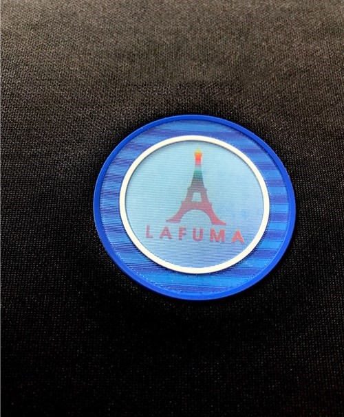 3D Silicone with Hologram Heat Transfer Label